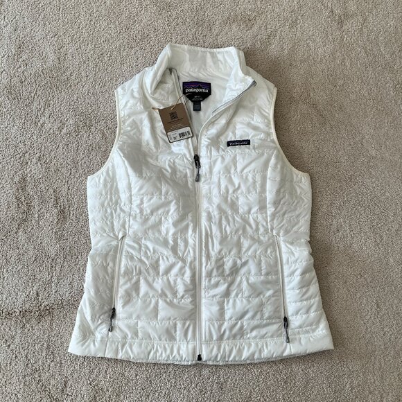 Patagonia Jackets & Blazers - New Women's Patagonia Nano Puff Insulated Vest 84247 BIRCH WHITE Medium